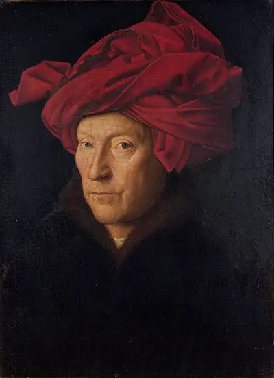 A Man in a Turban Jan van Eyck